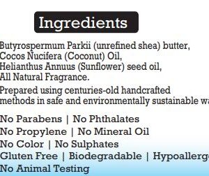 True Shea Vanilla Ingredients