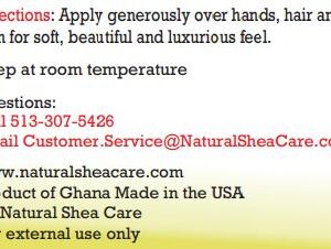 True Shea Unscented Ultra Whipped Shea Butter Directions