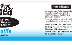 True Shea Vanilla Label